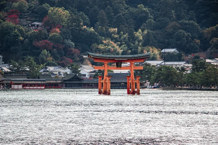 The island Shrine of Itsukushima