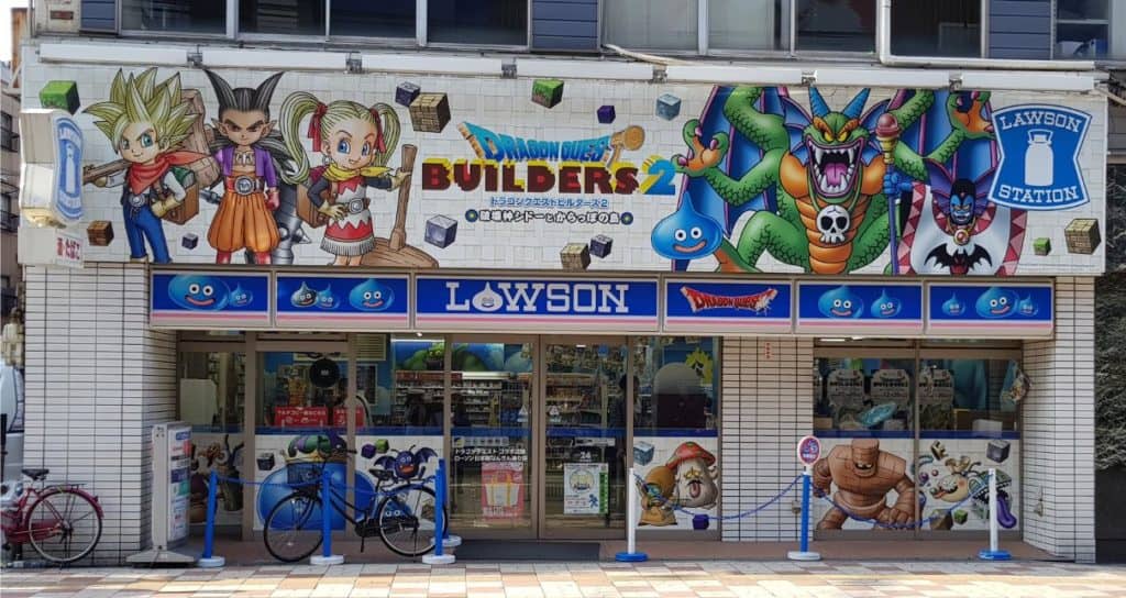 Dragon Quest themed store