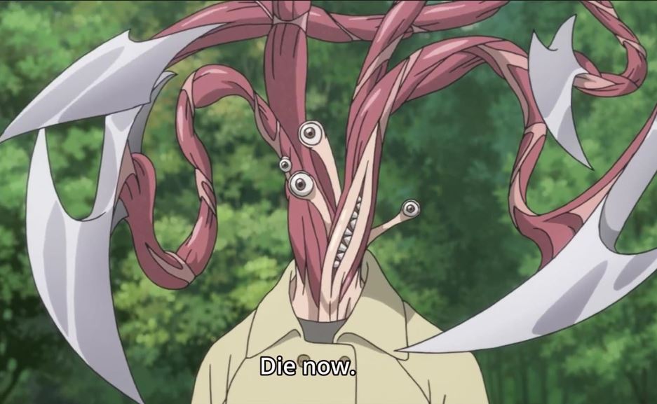 Top 10 SCARIEST ANIME SCENE of all time: Parasyte the maxim: Shinichi’s mom