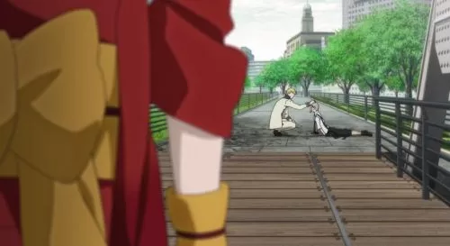 Shinkobashi Bridge in the anime