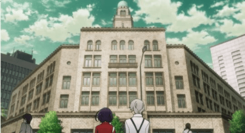 Yokohama Customs Building (The Queen) in the anime