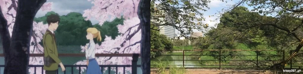 Real Life Locations of Tada-kun Never Falls in Love, Chidorigafuchi Park