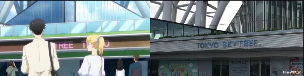 Real Life Locations of Tada-kun Never Falls in Love, Tokyo Skytree