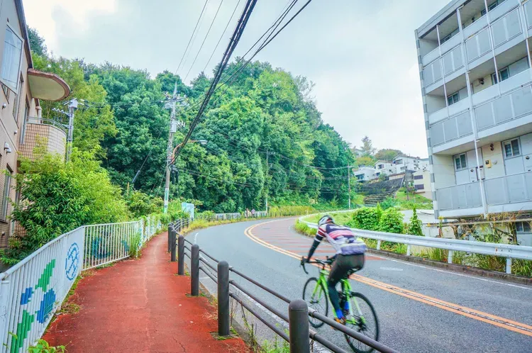 Visiting Whisper of Heart Locations in Tokyo, Japan, hill slope