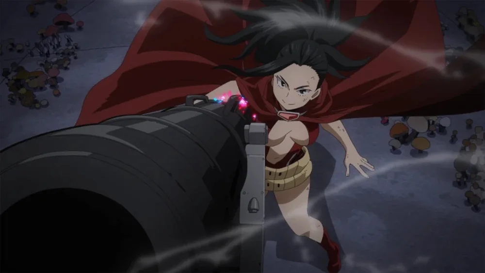 Momo creating a cannon
My Hero Academia quotes