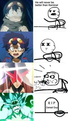 Gurren Lagann Memes, RIP Kamina