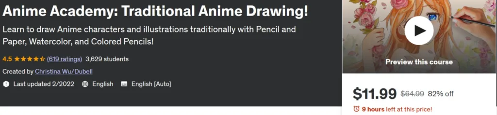 Anime Academy: Traditional Anime Drawing!