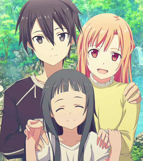 Yui is the adopted child of Kirito and Asuna